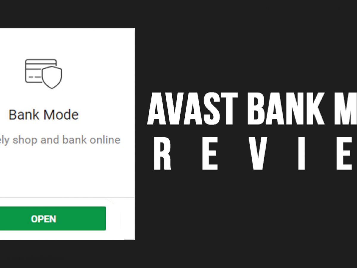 avast for mac bank mode